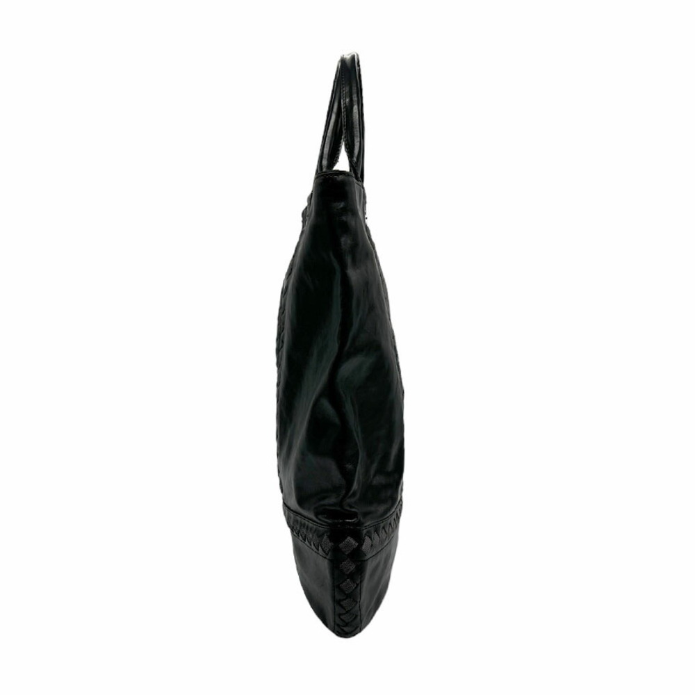 Bottega Veneta leather metal black handbag